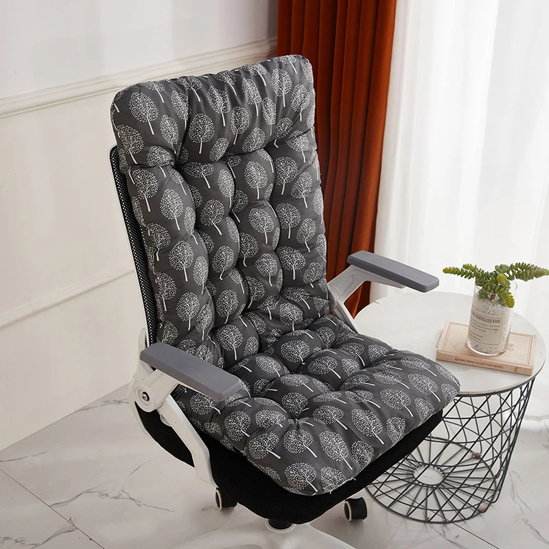 One-piece Cushion Autumn And Winter Back Cushion One Thick Chair Cushion Long Cushion Rattan Chair Cushion