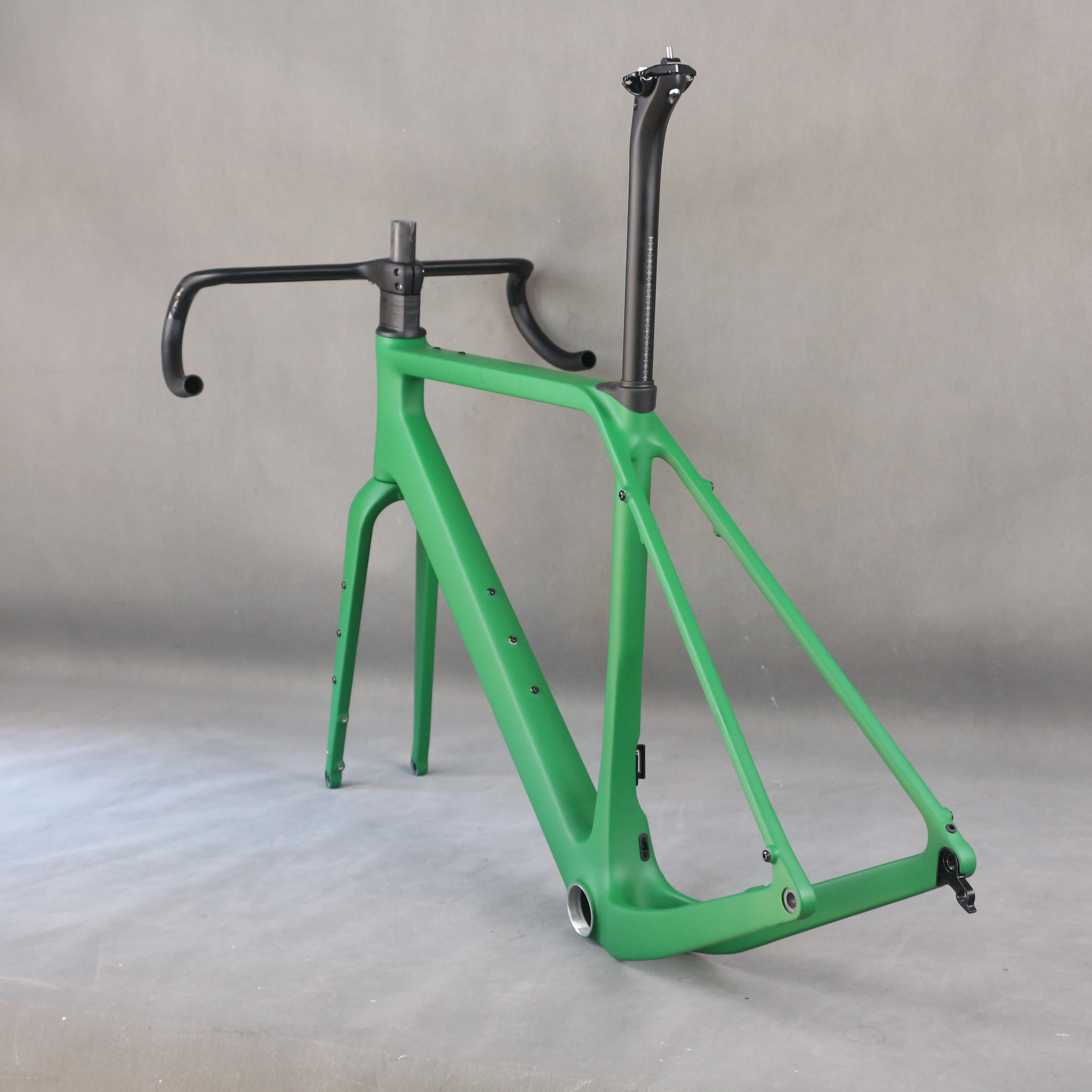 Full Carbon Gravel Bike Frame Disc Brake Hidden Cable Bicycle Frameset Max Tire 50C frame BB386 or T47 BB BB386