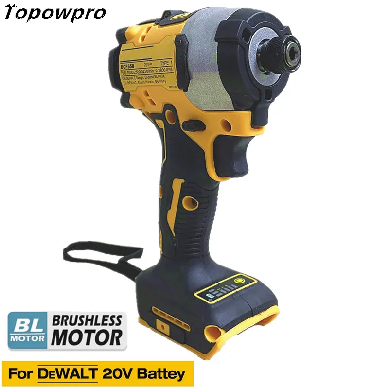 For DeWALT 18-20V Battery Brushless Electric Screwdriver 1/4