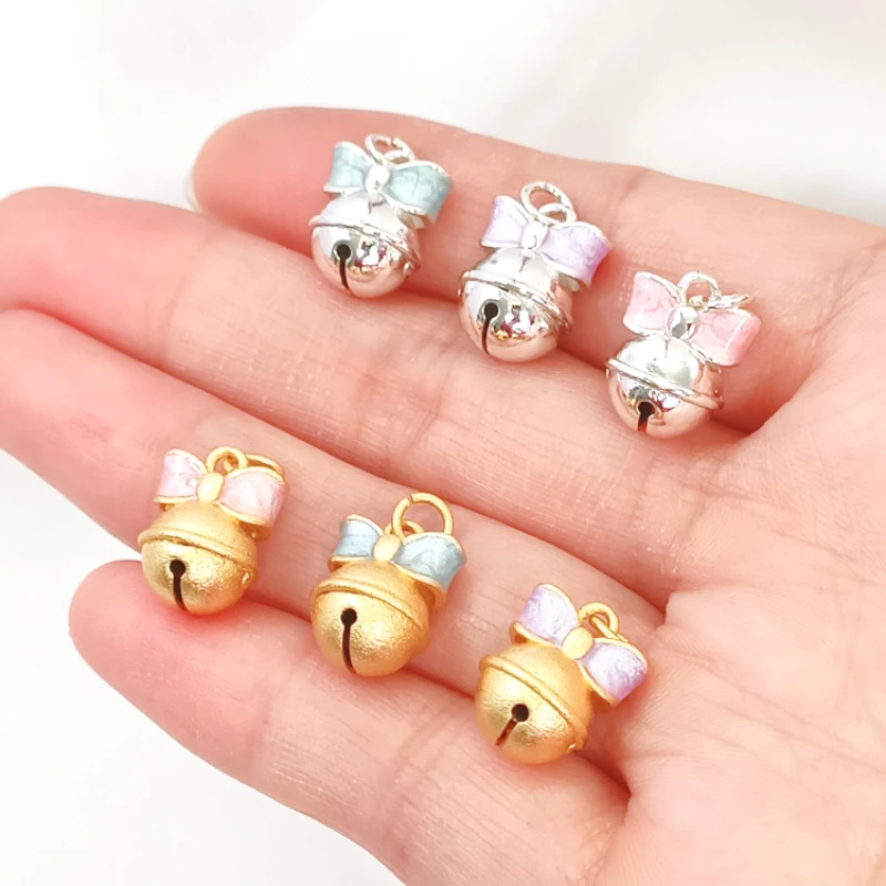 Elegant Copper Drip Oil Bell Pendant Set – Handmade Jewelry Accessories