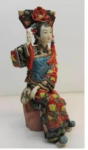 

Woman fragrance classic beauty Shiwan porcelain doll Chinese style home Ladies lady Sculpture Beauty Women statue Home decorati