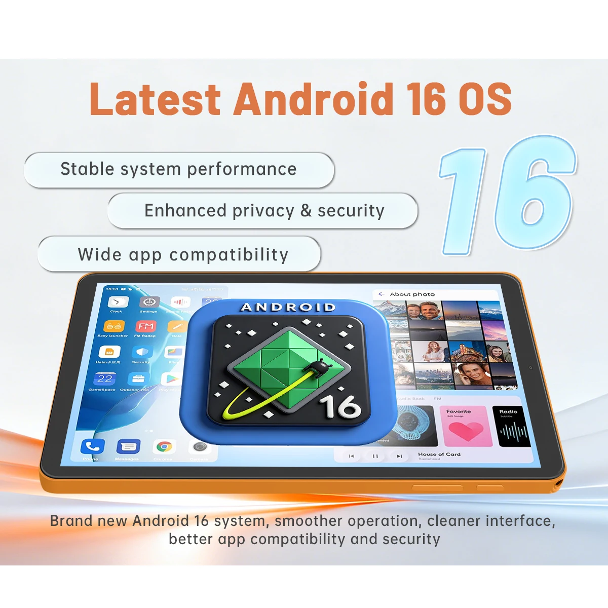 파이탄리 Y86 4G LTE SIM 안드로이드 16 태블릿 8.68인치 1340*800 HD 옥타코어 8GB 램 64GB 롬 5000mAh 2.4G/5G 와이파이 2026 신형 태블릿