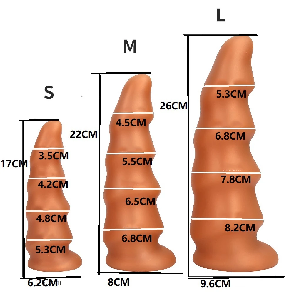 analdildo tragen 8,5 Cm Dicker Dildo Aus Silikon – Großes Analplug-Set Mit Saugnapf, 19 Cm  Lang
