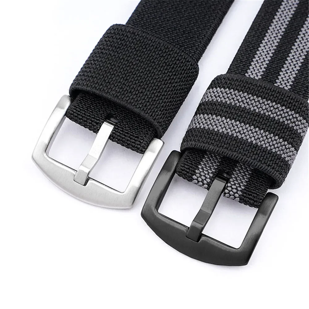 Durable Nylon Military-Style Elastic Watch Band