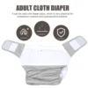 Elderly People's Diapers Reusable Adult Urinary Pant Incontinence Pocket Nappy Cloth Used Washable 3