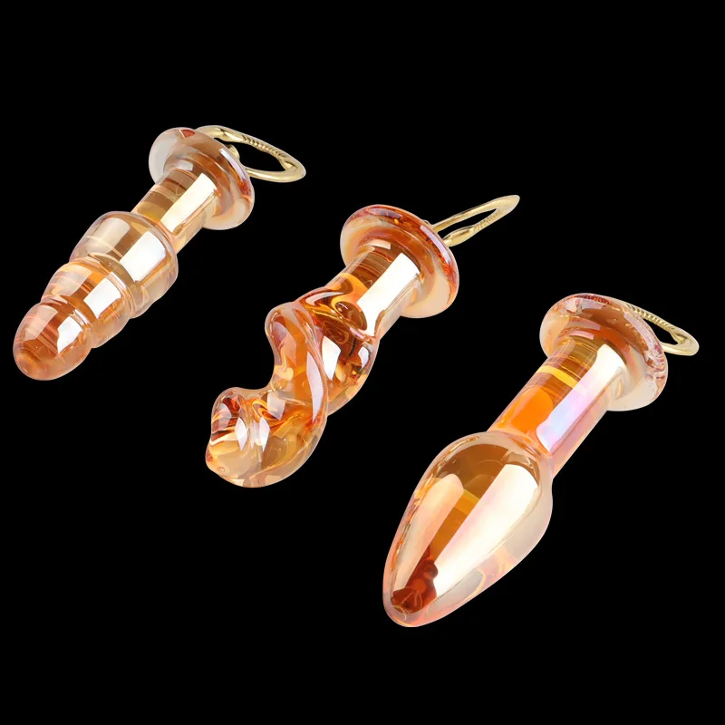 Crystal-Dildo-Erotic-Glass-Vibrator-Pulling-Beads-Anal-Plugs-Adult