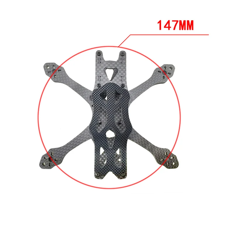รูปสินค้า เฟรมโดรนคาร์บอนไฟเบอร์ 3 นิ้ว สำหรับ FPV Racing