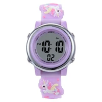 Children's Electronic Watch Cute Unicorn Colorful Night Light Female Clock Fashionable Sports Waterproof Clock Reloj CE105 1