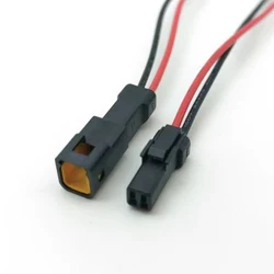 5PCS Auto Waterproof Electronic Micro Connector Set with Cable Butt Plug Wiring Harness (JST - 02 - B  5sets)