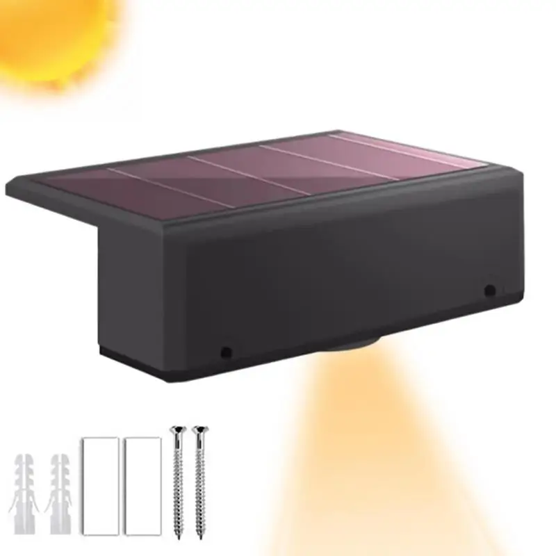 

Уличные фонари на солнечной батарее, водонепроницаемые светодиодные светильники для лестницы, перил, забора, двора, внутреннего дворика и дорожек