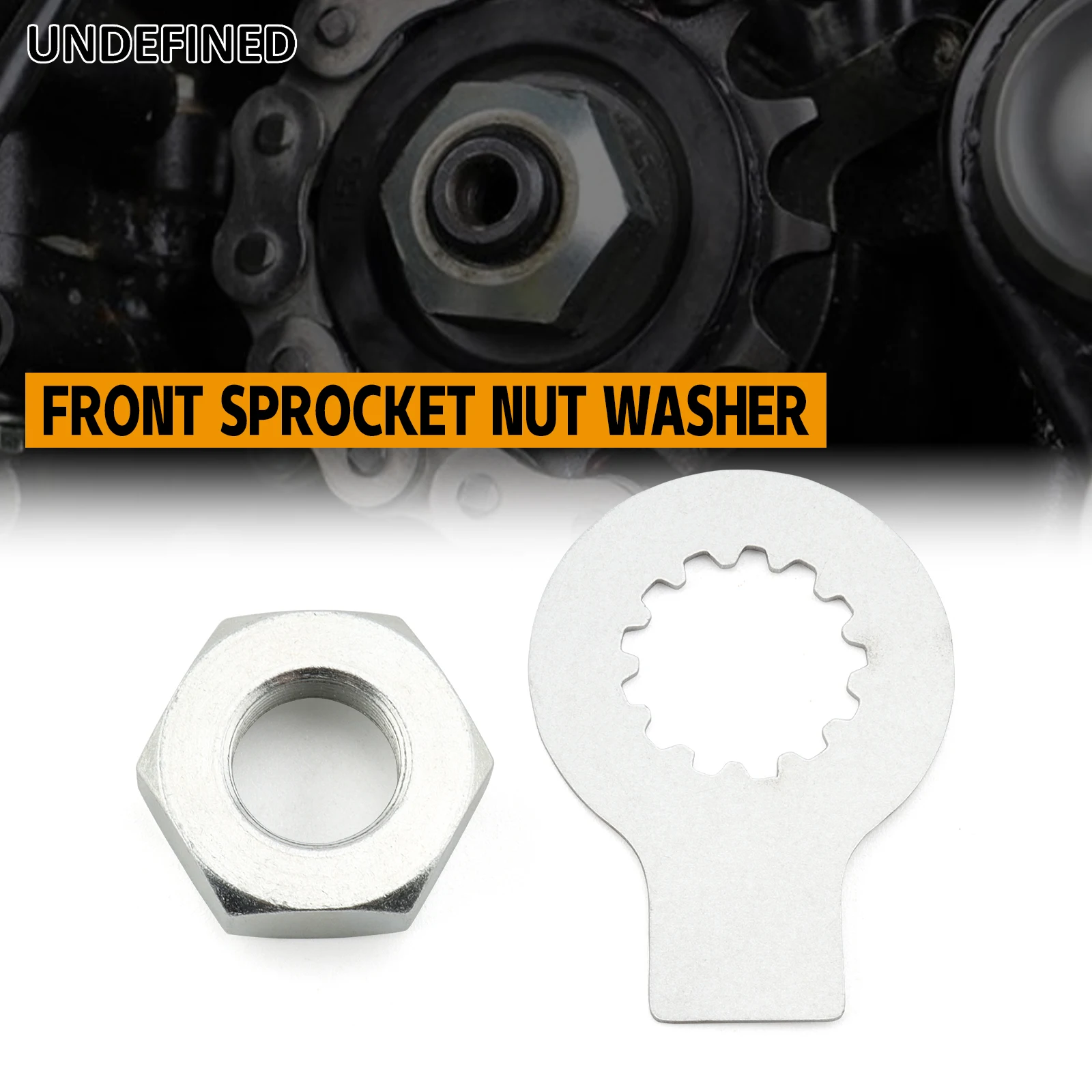 shoken ヤマハ　YD9000TT912RD　TT913RD Motorcycles Motoforti 2pcs Front Sprocket Holder Lock Nut & Bolt