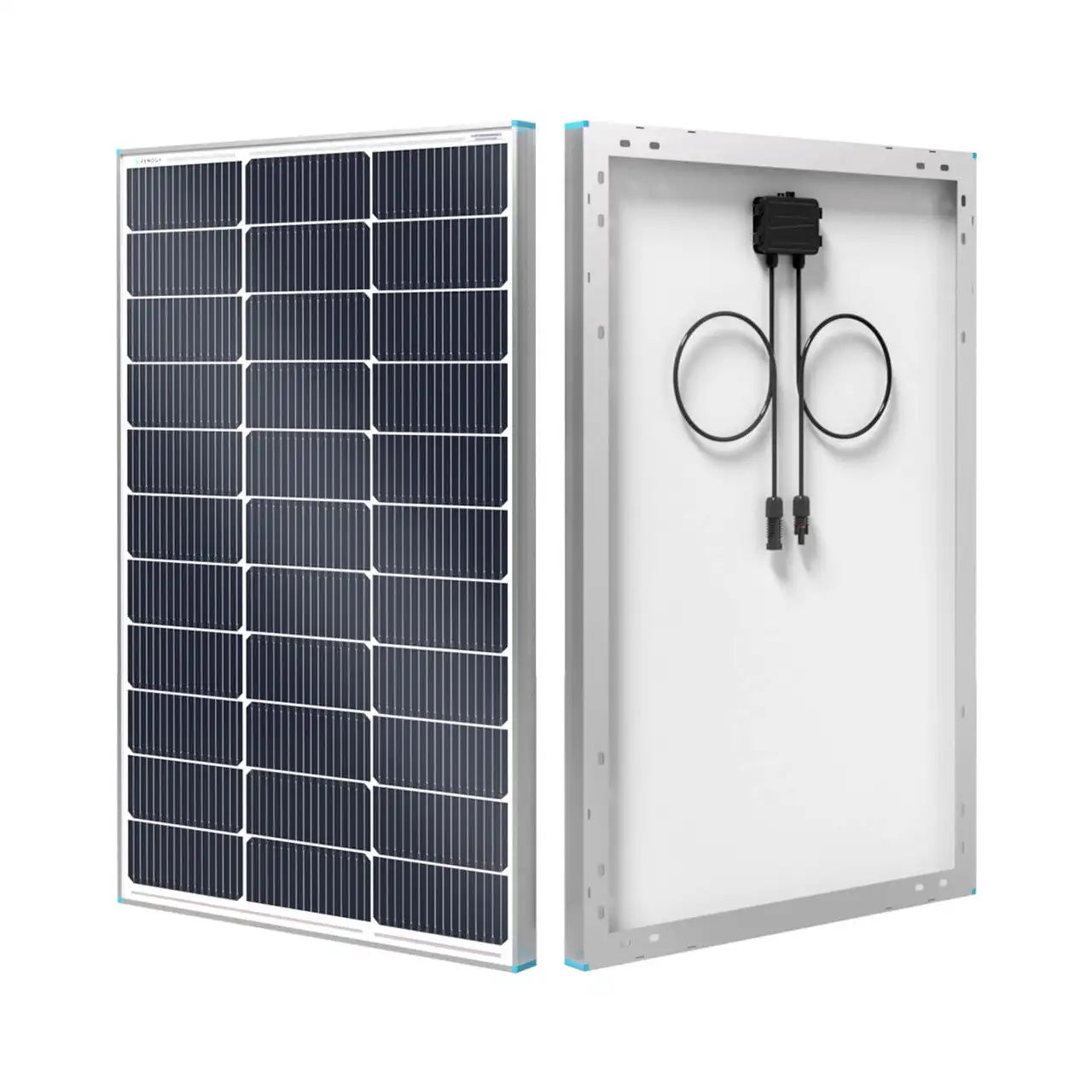 Panel słoneczny Renogy N-Type 16BB 100W, panel słoneczny 12V 100 Watt o wysokiej wydajności 25%, moduł PV ładowarka do kampera, łodzi