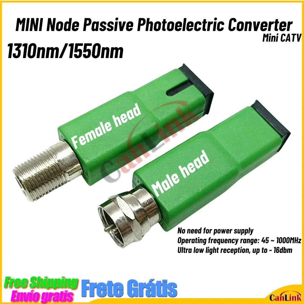 10pcs fibre-optic to RF1550nm FTTH Passive Optical Receiver Communication Network Optical Receiver Cable TV optical transmission