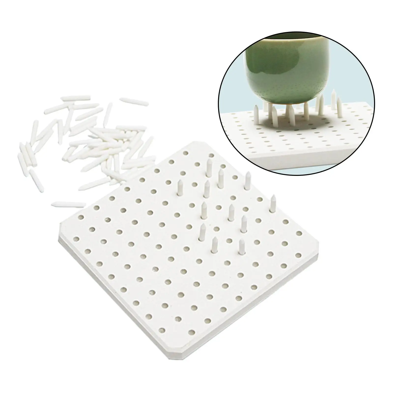 Ceramic Porous Refractory Mats High Temperature Materials Pottery Tools Support Nails Ceramic Firing Tools Kiln Accessories