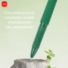 3/6/12pcs 0.7mm High Quality Matte Green Gel Pen Book Smooth Writing Pen Quick Dry Ballpoint Pen Office & School Stationery 3