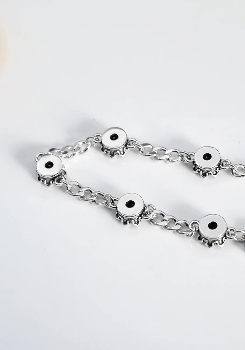 European and American fashion retro garnet red zircon bracelet