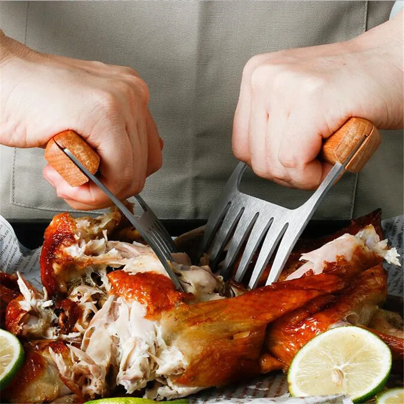 Pulled Pork Bear Claw Meat Shredder Forks For Shredding Brisket Bbq  Accessories - Tool Parts - AliExpress