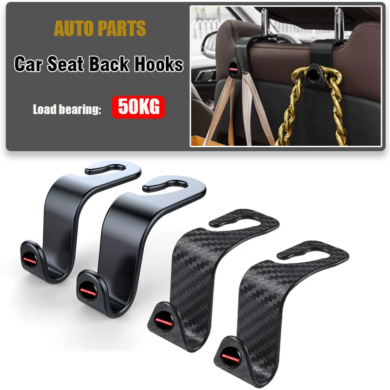 Carbon Fiber Car Seat Headrest Back Hooks for Lexus RX GS UX Lx570