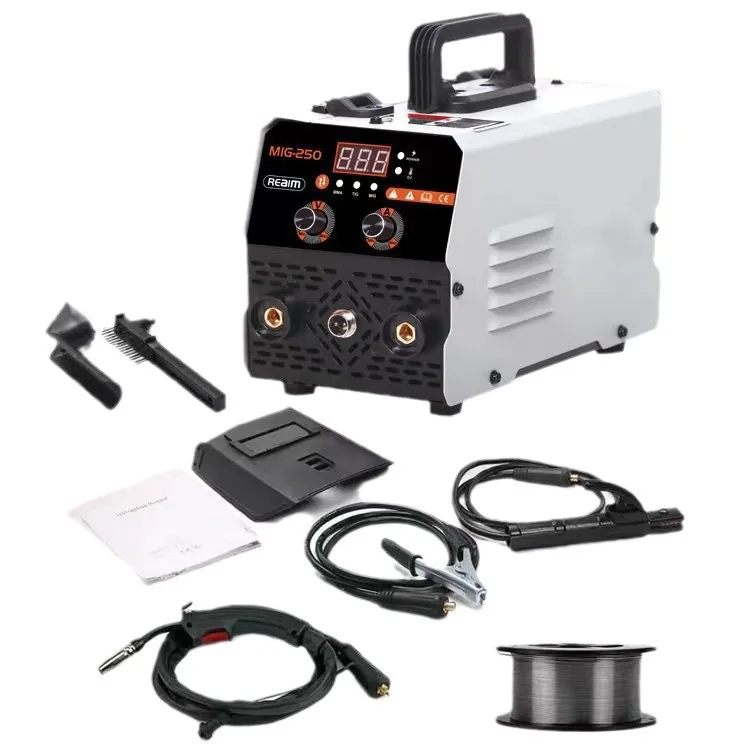 Non Gas Shielded Complete Set of NB250 Multifunctional Gas Shielded Welding Small Household Portable MIG Machine