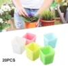 20pcs Mini Square Flower Pots 2