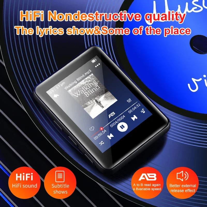 Фото 2,5 дюймовый полный экран mp3 mp4 Walkman Студенческая версия Мини Ультратонкий Bluetooth Портативный сенсорный экран mp5 музыкальный плеер Поддержка автомобиля №3