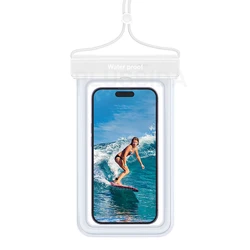 Universal Waterproof Phone Case - Premium Waterproof Bag Cover (White)