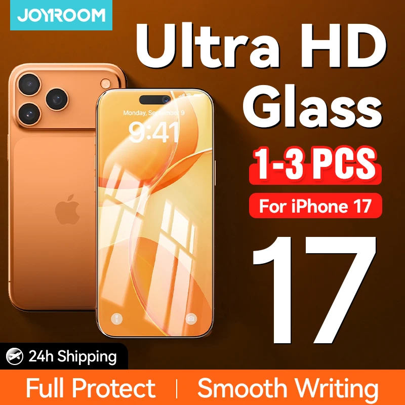HD Ultra Clear Shock Resistant Tempered Glass Screen Protector - 1/2/3 Pack, 9H Hardness