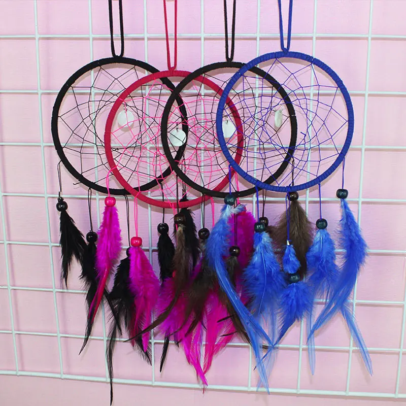 Dream Catcher Craft Kit for Personalized Home and Car Decor with Iron and Wood Elements