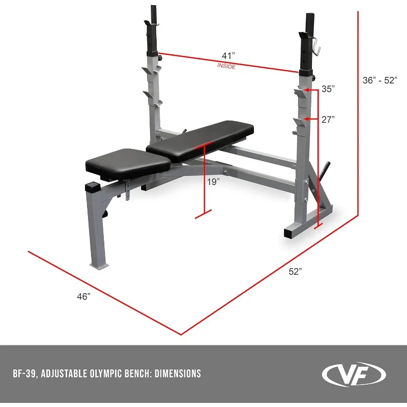 Valor Fitness Adjustable Weight Bench 2