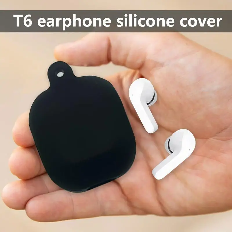 Earbuds Silicon Case Silicone Case with Lanyard for Wireless Earbuds Earbuds Organization Protection Cases for School Travelling