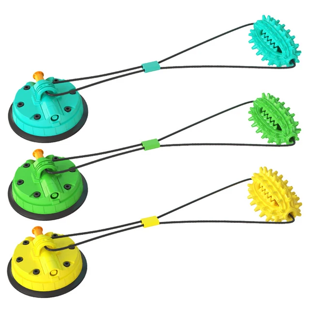 Smart Dog Suction Cup Tug of War Dog Toy Dog Rope Toys for Chewers Teeth Cleaning Interactive Pet Tug Toy for Boredom 4