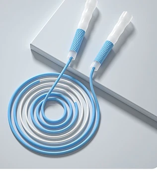 Skipping rope professional tangles-free fast skipping rope adjustable Anti slip handle portable gym fitness 1