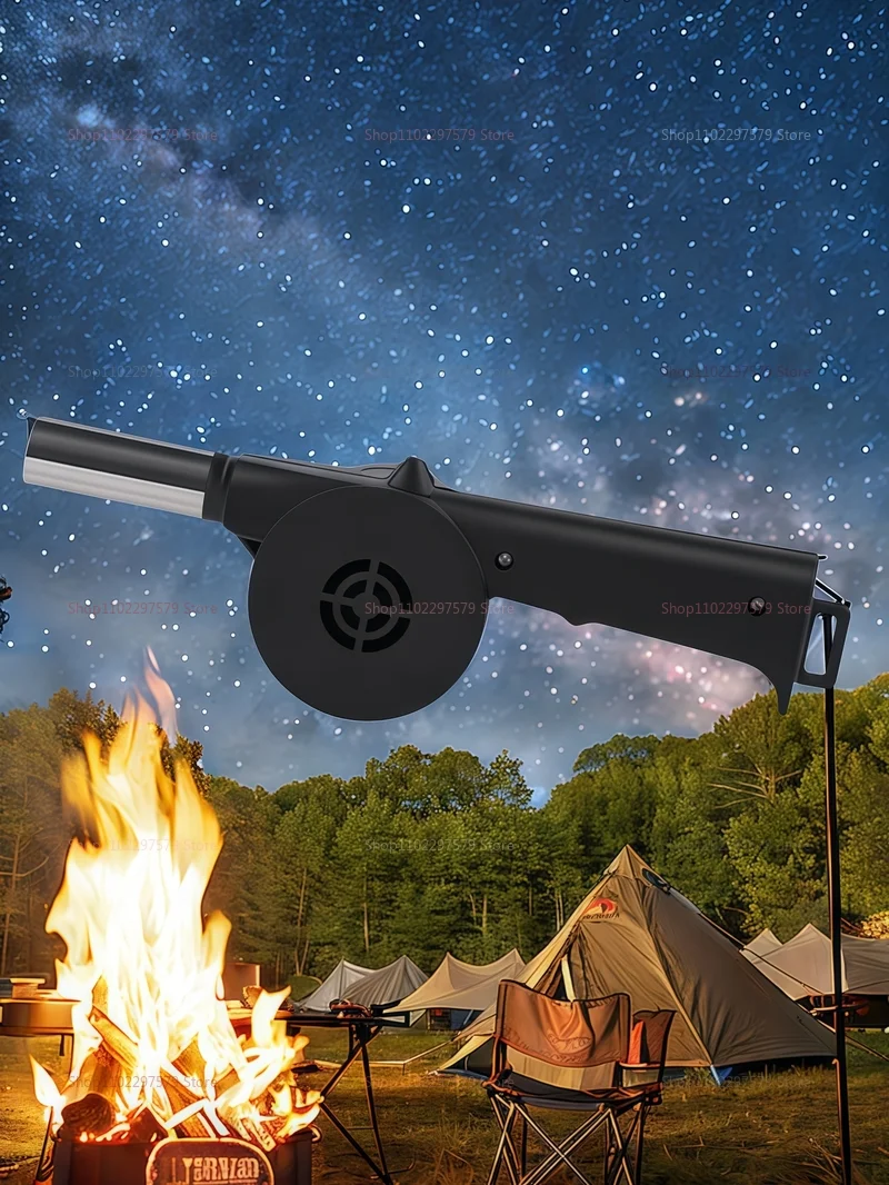 Description Picture 5 of itemCamping BBQ Hand-BBQ Charcoal Blower - Lightweight Portable Outdoor Aid Fire Handheld Cooking Tool for Outdoor BBQ Bangfire