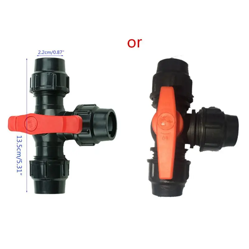 

3 Way Shut Off for Valve Plastic Diverter for Valve Connector with Handle Sw