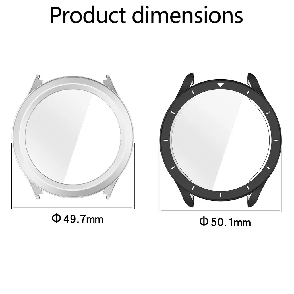 Xiaomi Watch S5 Premium Protective Case with Tempered Glass Screen Protector