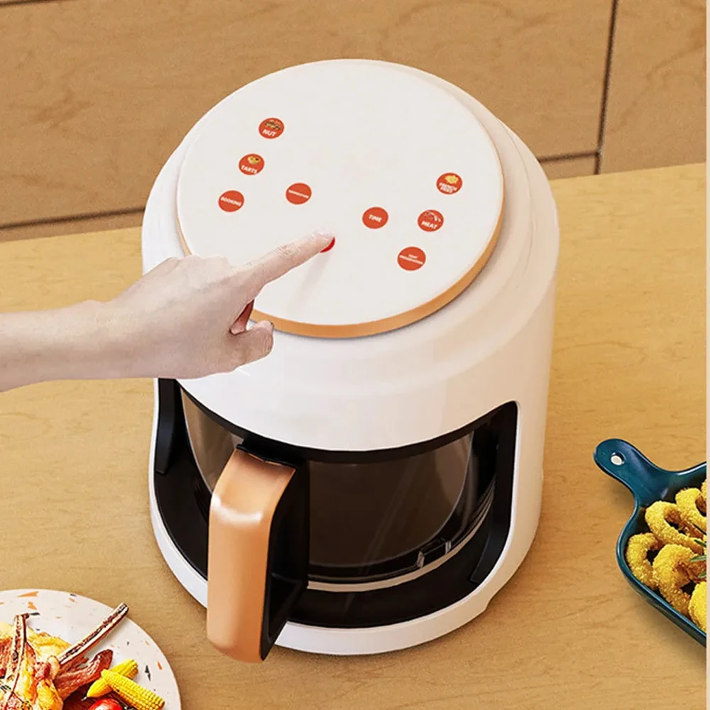 Multifunctional Home Air Fryer Without Oil 6L Oven,220V EU 1100W LED Touch  Panel Temperature Control Visual Air Frying - AliExpress