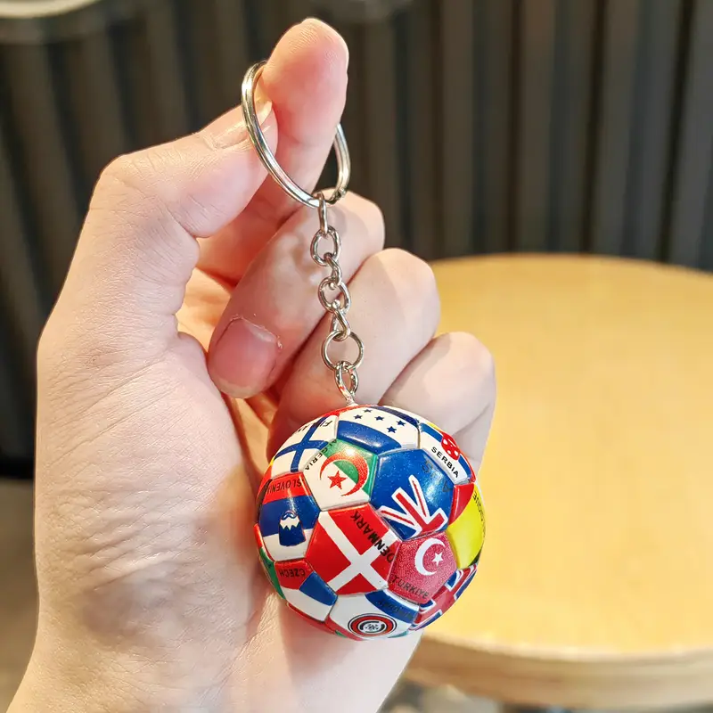 2026 FIFA Trophy Keychain Metal Key Ring Football Fan Souvenir Soccer Collectible Pendant Memorial for Men Sports Fans Gift Idea - Image 3