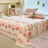 Cute Print Flat Bedsheet 100% Cotton Bed Linen Skin-friendly Flat Sheet Single/Double Sheets drap de lit (Pillowcase Need Order) 4