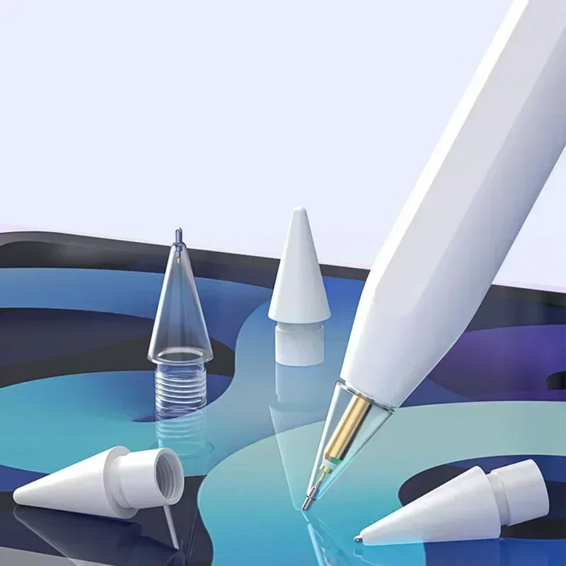 Apple Pencil Nib Pencil Nib Stylus Pen Tip Pencil Tips Replacement Pencil Tips for Apple Pencil 1 2 Pro USB-C Universal Nibs Tablet Pen Tip with Case for IPencil IPad Stylus Pen Nib