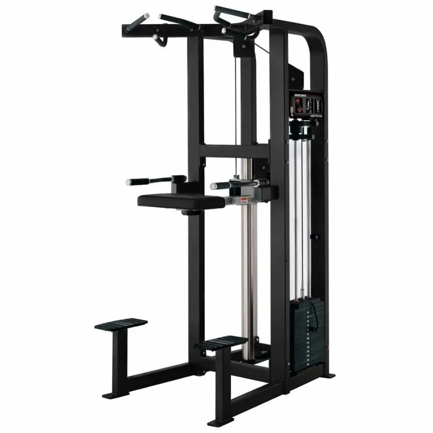 

Fitness equipment Factory body building gym machine Assist Dip Chin