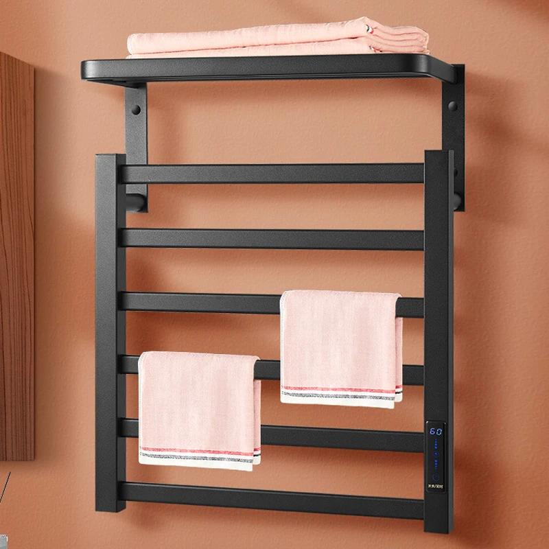 Free Punch Bathroom Electric Towel Rack Household Constant Temperature