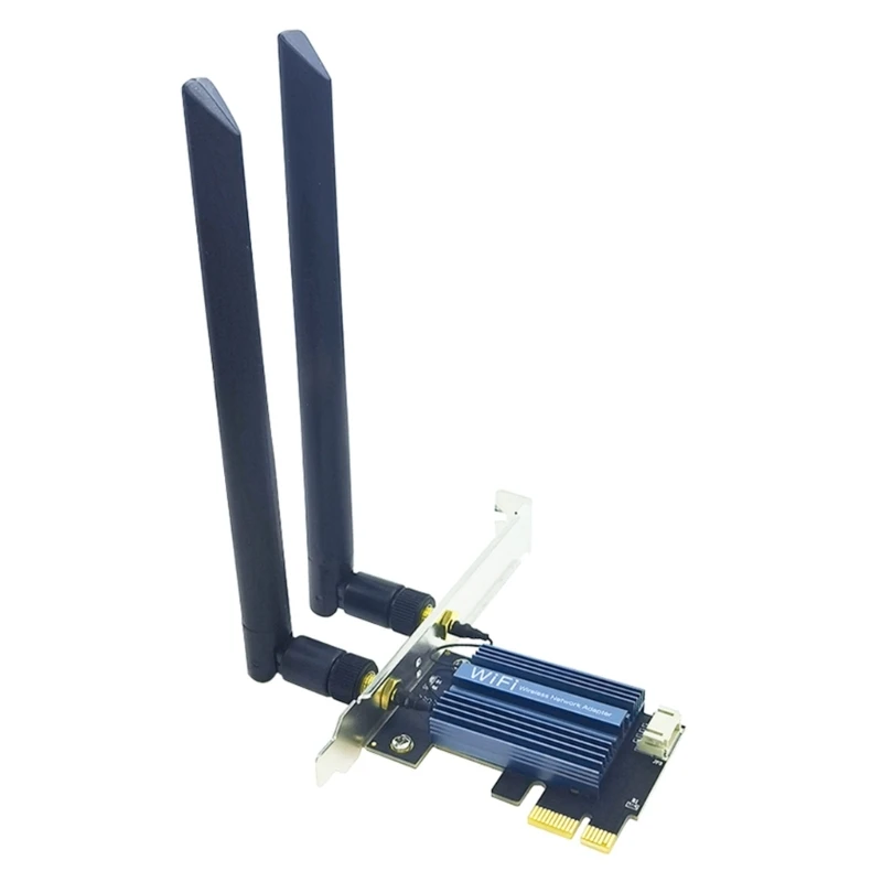 

Desktop Card AX210 PCIE Wifi 6E NetworkCard & BluetoothCompatible5.3