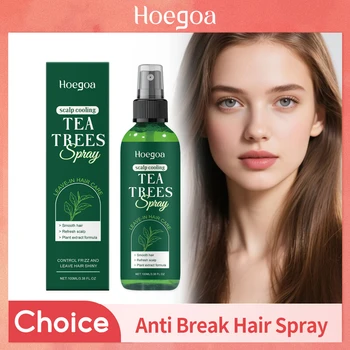 Tea Tree Oil Anti Hair Break Spray Hair Growth Thicken Strengthing Root Repair Damage Moisturizing Scalp Anti Hair Loss Spray