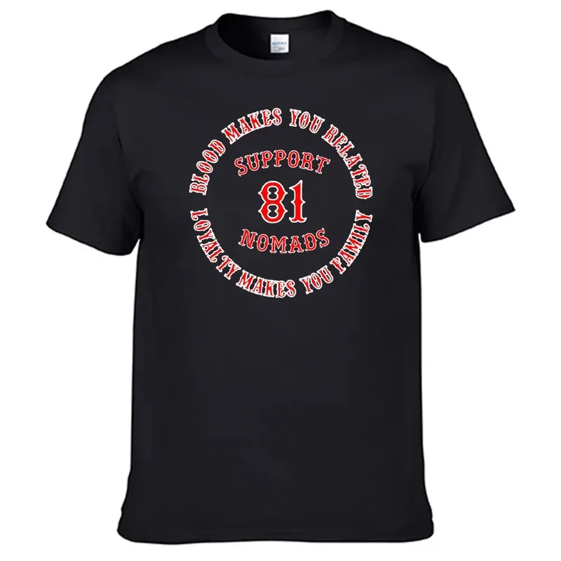 T-shirt Noir Nomads 81 Support - Loyauté et Famille