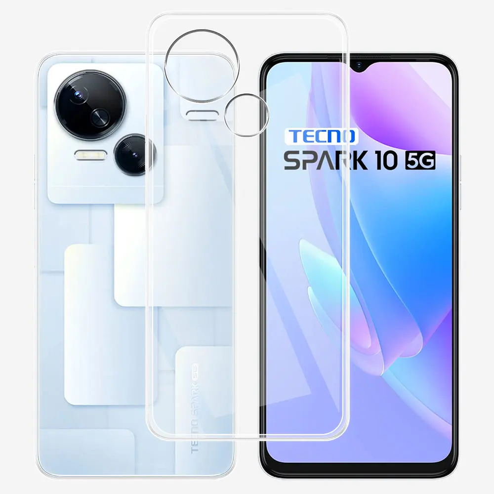 Per Tecno Spark 10 5G Custodia Trasparente Custodia Morbida In Silicone Per Tecno Spark 10C 10 4G Fundas Per Tecno Spark 10 Pro Coque