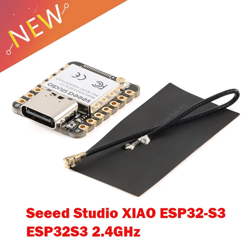 Seeeduino Seeed Studio Xiao Esp32-s3 Esp32s3 2.4ghz Wi-fi Bluetooth Compatível Ble Mesh 5.0 Módulo Placa de Desenvolvimento para Arduino