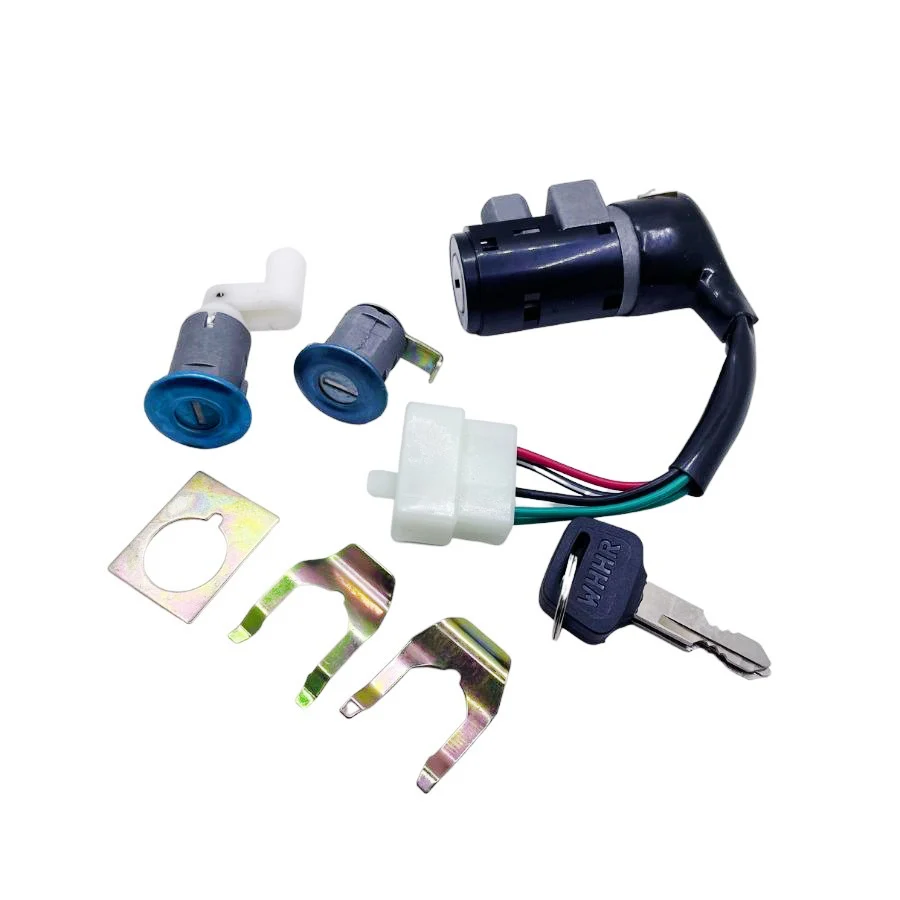 5-контактный замок для электроскутера, дверного двигателя, Стартерный переключатель, аксессуары для мотоциклов, полностью закрывающий буфер для Honda DIO50 ZX50 AF27 AF28