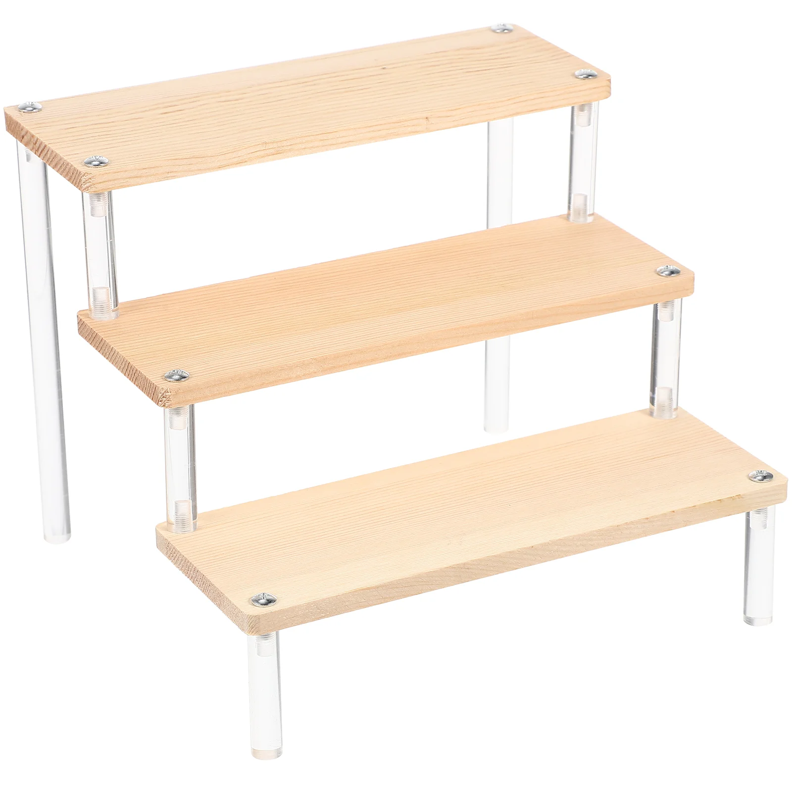 

Seasoning Storage Rack Cupcake Display Stand Ladder Frame Jelwery Organizers Wooden Jewelery Organzer