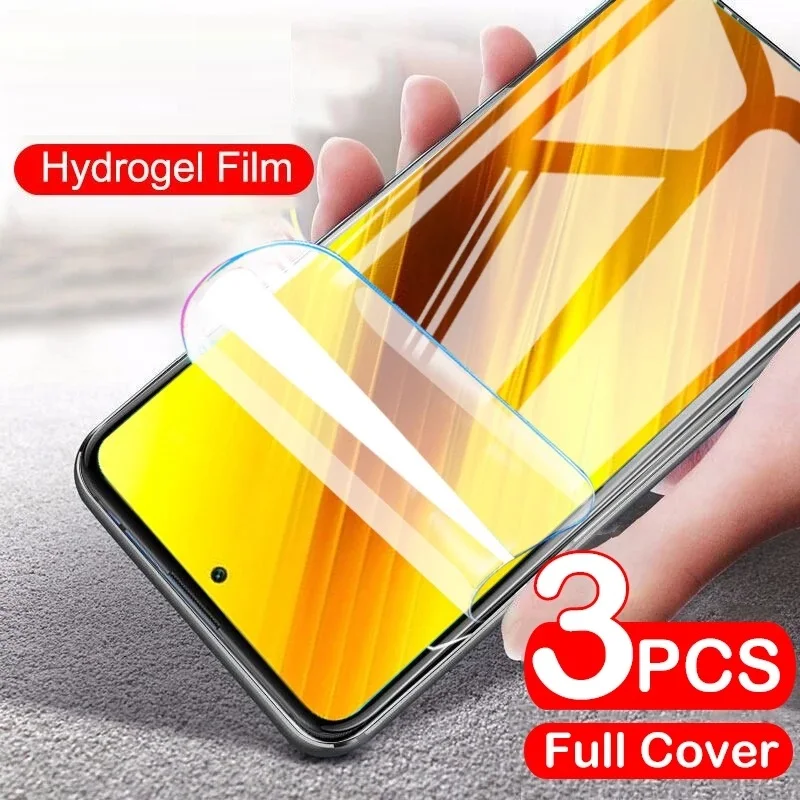 Premium Hydrogel Screen Protector Film - 3 Pack