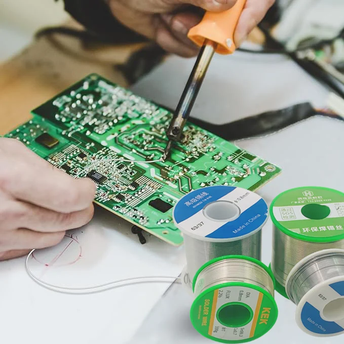 Soldering Tin Wire 0.8mm-1mm 100g Solder Tin Wire Eco-friendly Low Melting Point No Clean Needed SN99.3CU0.7 Leady Free/Leady